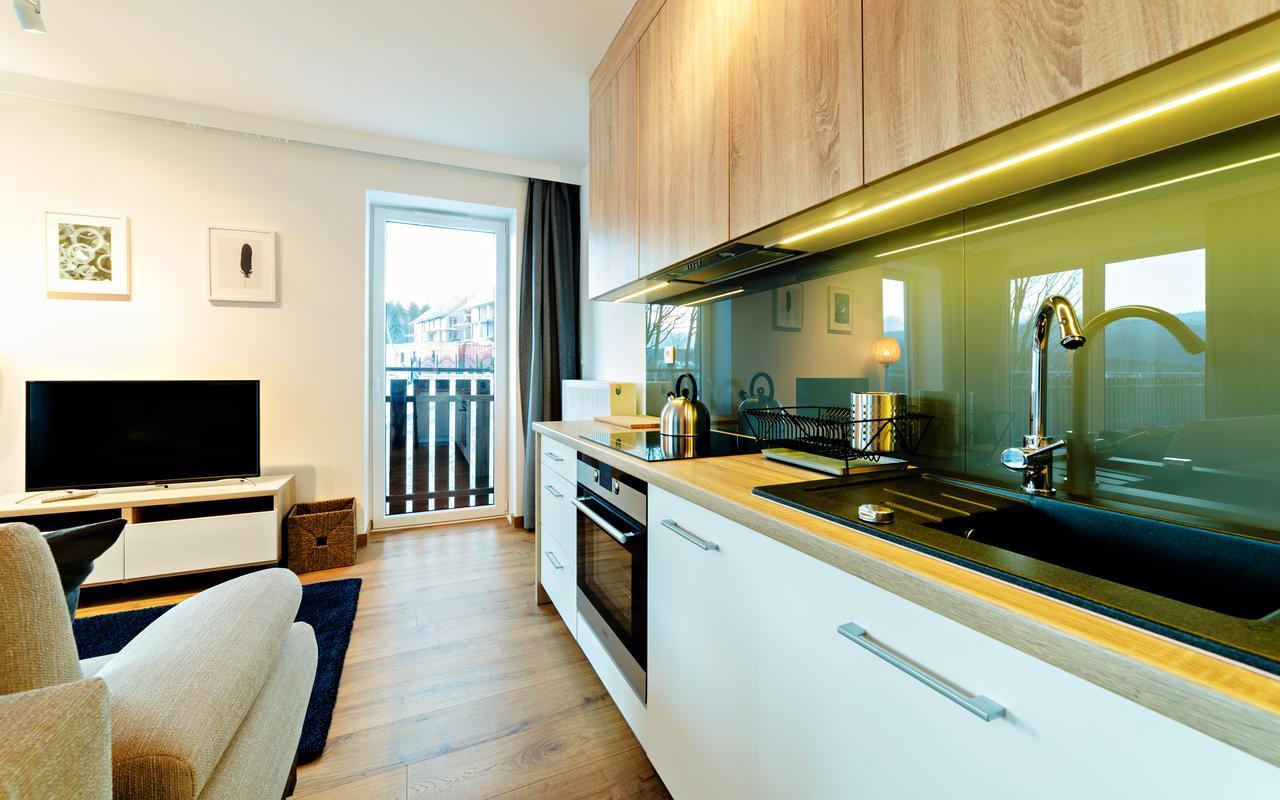 Apartamenty Sun & Snow Szklarska Perla ชกลาร์สกา ปอเรมบา ภายนอก รูปภาพ