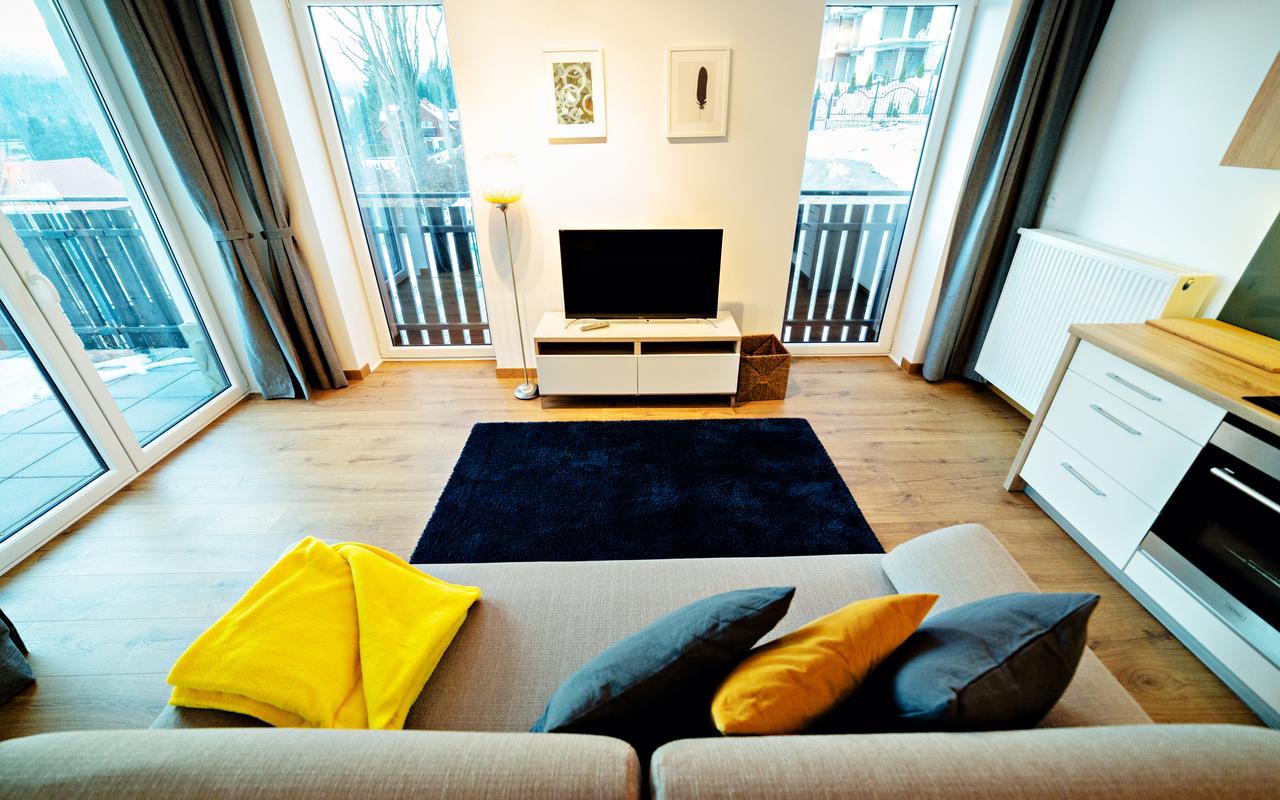 Apartamenty Sun & Snow Szklarska Perla ชกลาร์สกา ปอเรมบา ภายนอก รูปภาพ
